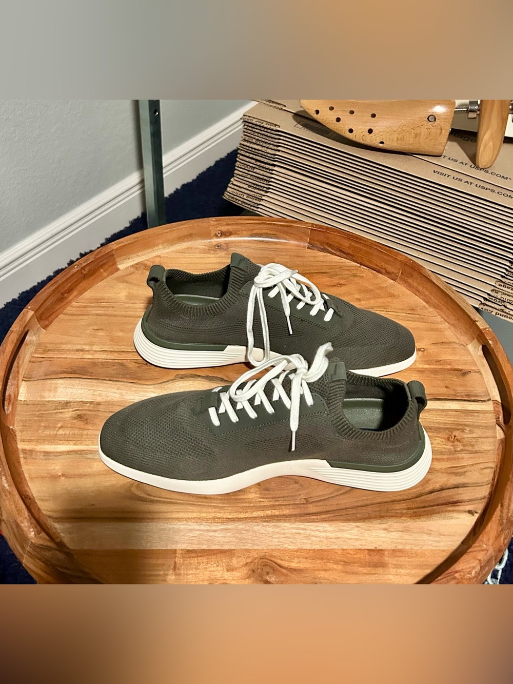 SupremeKnit Trainer in Dark Olive Green NEW